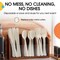 Exquisite Polished Plastic Silverware – 150 Pcs Heavy Duty Cutlery Set – 50 Each of Forks, Knives & Spoons – Disposable Utensil Set for Parties, Events & Catering – Flatware Set by Party Solids